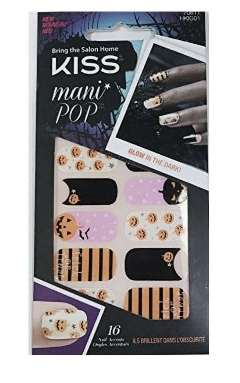 Kiss Mani Pop Nail Accents Halloween ~ Cobweb 70811